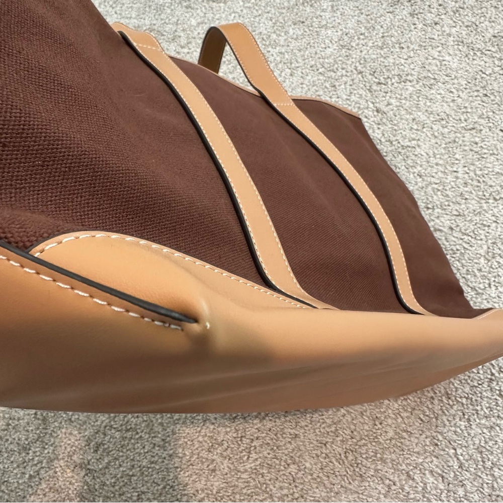 Stoney Clover Lane Brown Canvas Tote GUC - Picture 5 of 7